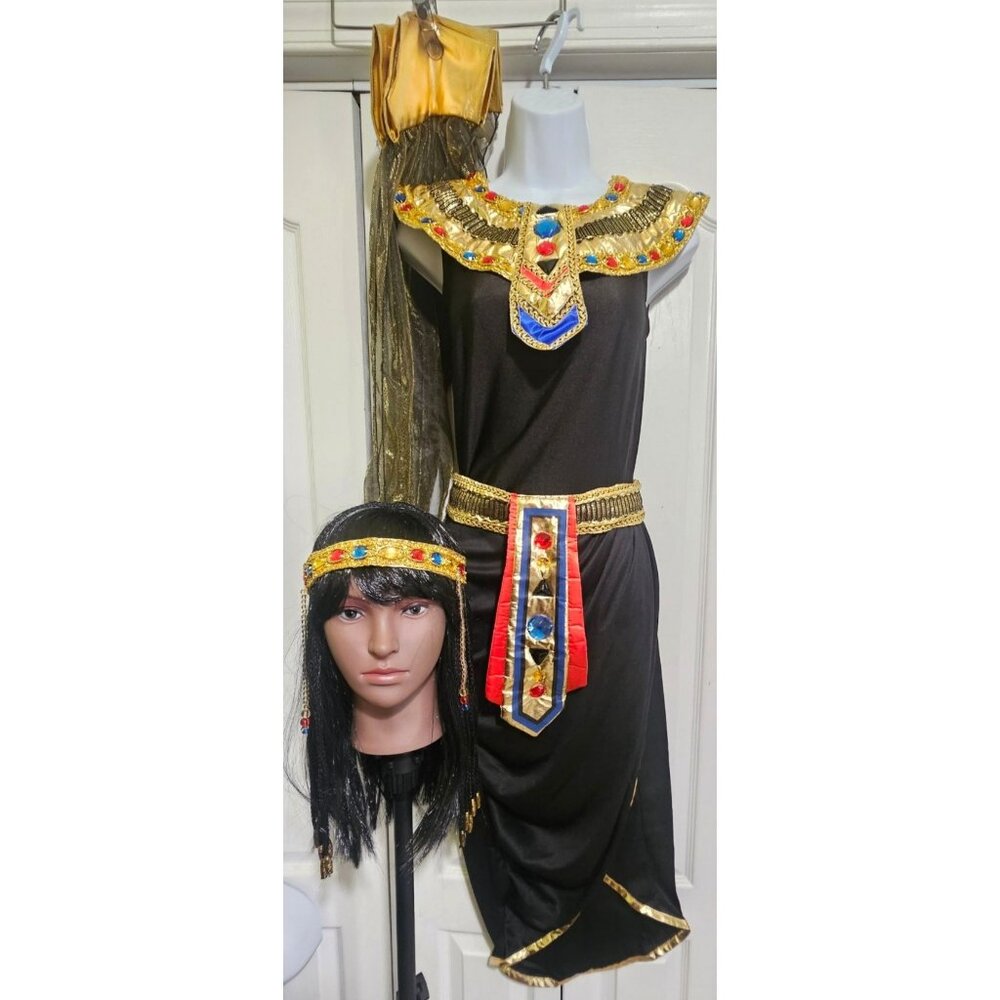 Cleopatra Queen of the Nile Costume Dress Egyptian Egypt Goddess Adult Womens SM